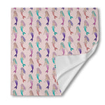 Mermaid Girls Pattern Print Silk Bandana