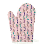 Mermaid Girls Pattern Print Single Oven Mitt
