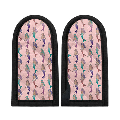 Mermaid Girls Pattern Print Skillet Handle Cover