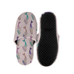Mermaid Girls Pattern Print Slippers