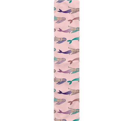 Mermaid Girls Pattern Print Table Runner