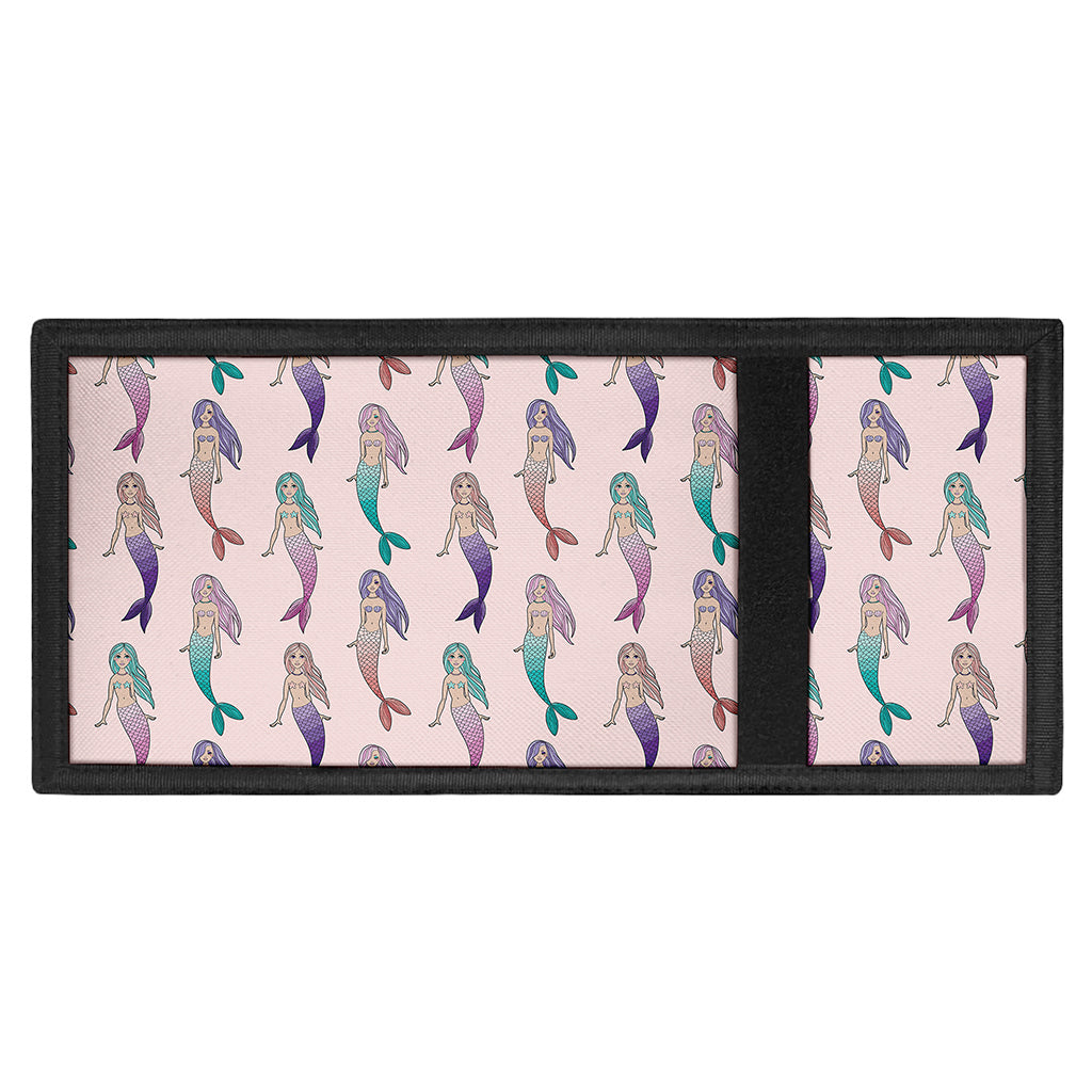 Mermaid Girls Pattern Print Trifold Wallet