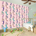 Mermaid Girls Pattern Print Wall Sticker