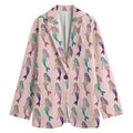 Mermaid Girls Pattern Print Women's Blazer