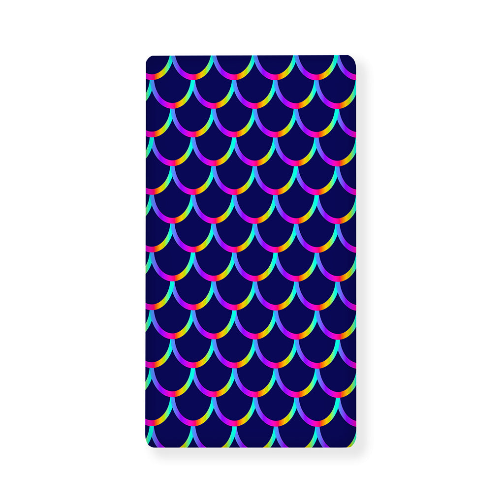 Mermaid Scales Pattern Print Baby Crib Sheet
