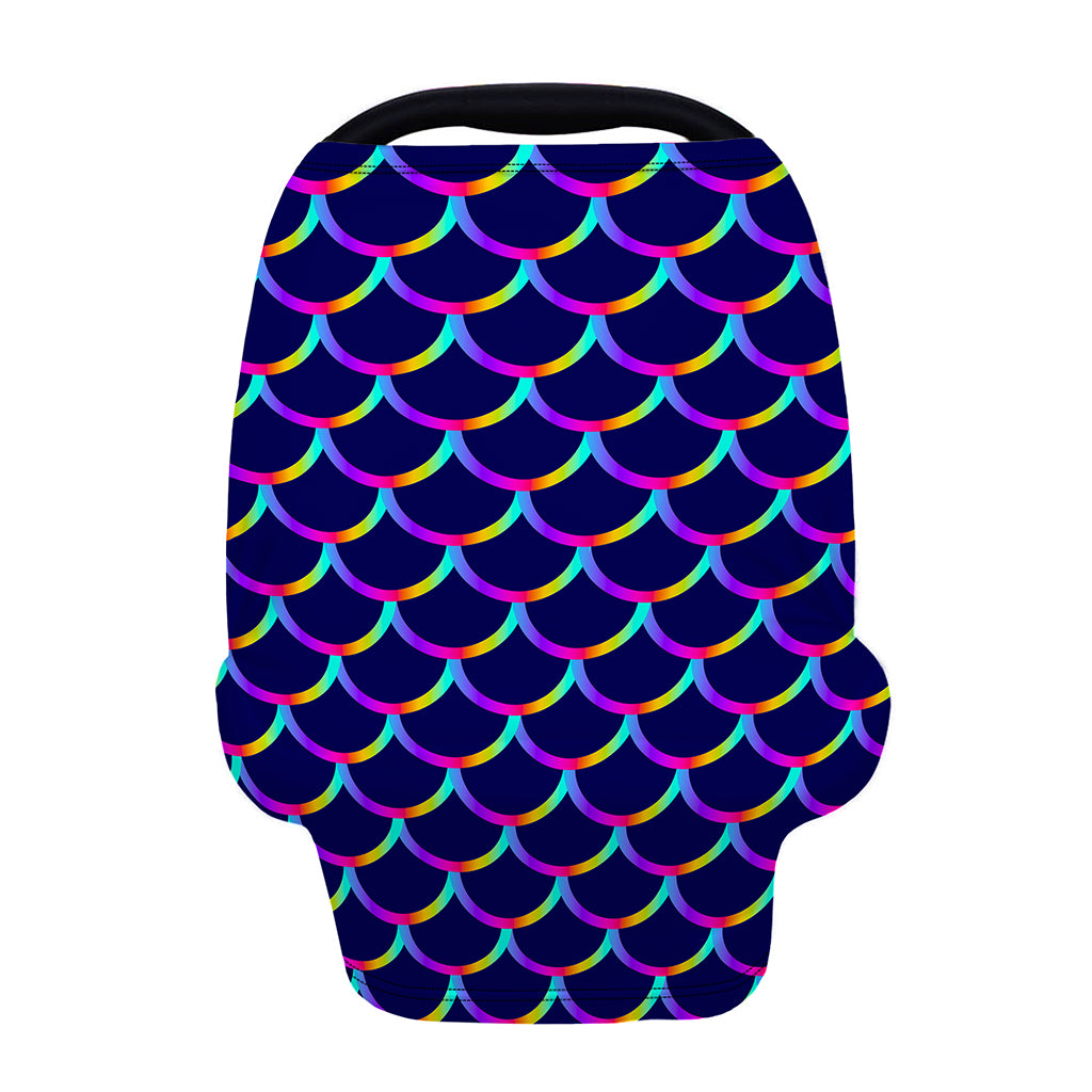 Mermaid Scales Pattern Print Baby Seat Cover