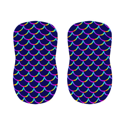 Mermaid Scales Pattern Print Bar Stool Covers