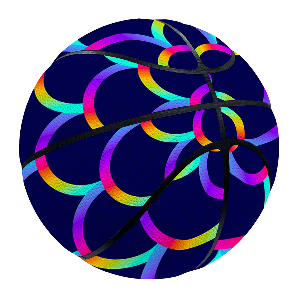 Mermaid Scales Pattern Print Basketball