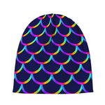 Mermaid Scales Pattern Print Beanie