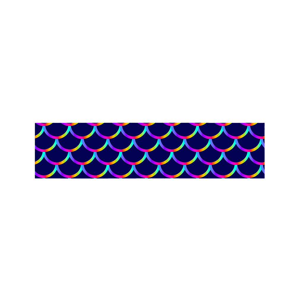 Mermaid Scales Pattern Print Bed Runner