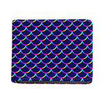 Mermaid Scales Pattern Print Bifold Wallet