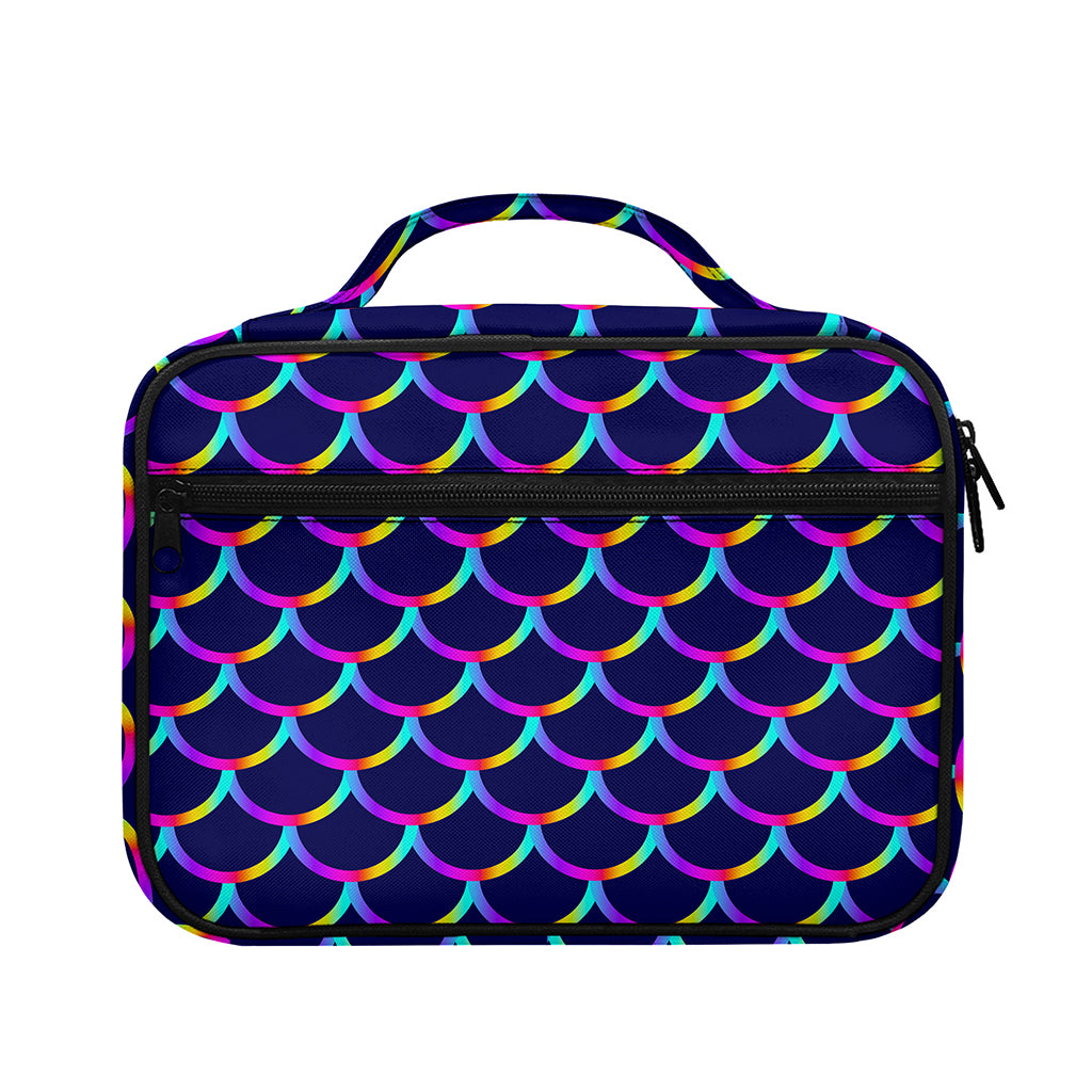 Mermaid Scales Pattern Print Briefcase Bible Bag