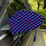 Mermaid Scales Pattern Print Car Side Mirror Covers