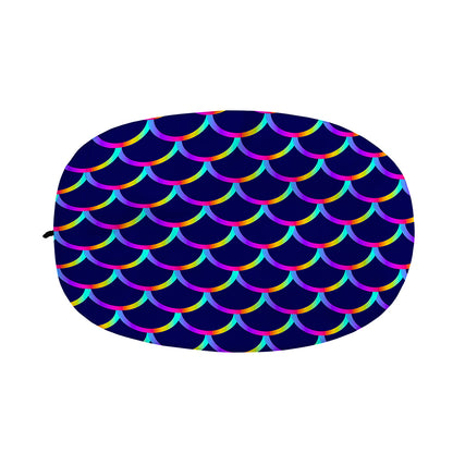 Mermaid Scales Pattern Print Car Side Mirror Covers