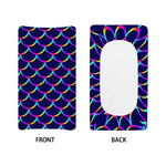 Mermaid Scales Pattern Print Changing Pad Cover
