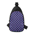 Mermaid Scales Pattern Print Sling Bag