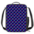 Mermaid Scales Pattern Print Crossbody Lunch Bag