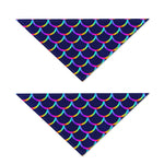 Mermaid Scales Pattern Print Dog Bandana
