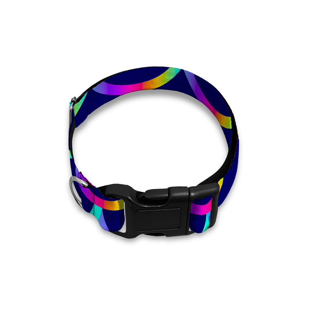 Mermaid Scales Pattern Print Dog Collar