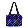 Mermaid Scales Pattern Print Double Strap Bible Bag