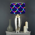 Mermaid Scales Pattern Print Drum Lamp Shade