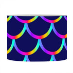 Mermaid Scales Pattern Print Drum Lamp Shade