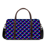 Mermaid Scales Pattern Print Duffle Bag