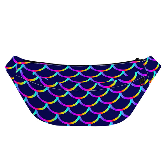 Mermaid Scales Pattern Print Fanny Pack