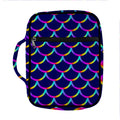 Mermaid Scales Pattern Print Front Pocket Bible Bag