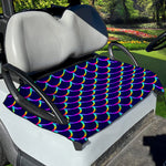 Mermaid Scales Pattern Print Golf Cart Seat Cover
