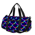 Mermaid Scales Pattern Print Gym Bag