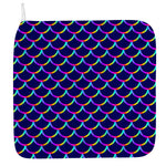 Mermaid Scales Pattern Print Hand Towel