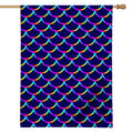 Mermaid Scales Pattern Print House Flag