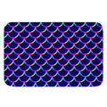 Mermaid Scales Pattern Print Indoor Door Mat