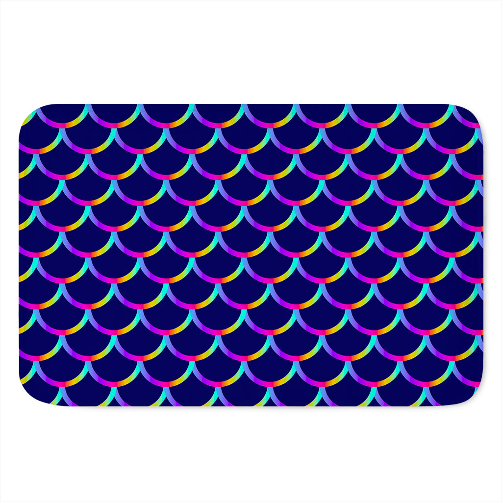 Mermaid Scales Pattern Print Indoor Door Mat