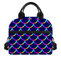 Mermaid Scales Pattern Print Insulated Lunch Bag