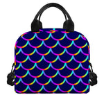 Mermaid Scales Pattern Print Insulated Lunch Bag