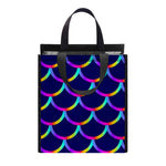 Mermaid Scales Pattern Print Insulated Lunch Tote