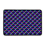Mermaid Scales Pattern Print Kitchen Mat
