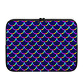 Mermaid Scales Pattern Print Laptop Sleeve