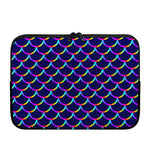 Mermaid Scales Pattern Print Laptop Sleeve