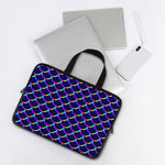Mermaid Scales Pattern Print Laptop Sleeve With Handle