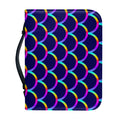 Mermaid Scales Pattern Print Leather Bible Cover