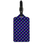 Mermaid Scales Pattern Print Luggage Tag