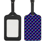Mermaid Scales Pattern Print Luggage Tag