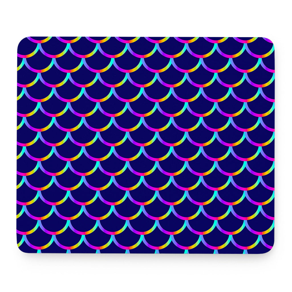 Mermaid Scales Pattern Print Mouse Pad