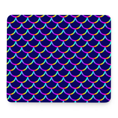 Mermaid Scales Pattern Print Mouse Pad