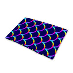 Mermaid Scales Pattern Print Pet Cooling Mat Cover