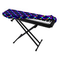 Mermaid Scales Pattern Print Piano Keyboard Cover