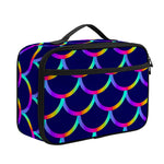 Mermaid Scales Pattern Print Portable Lunch Bag